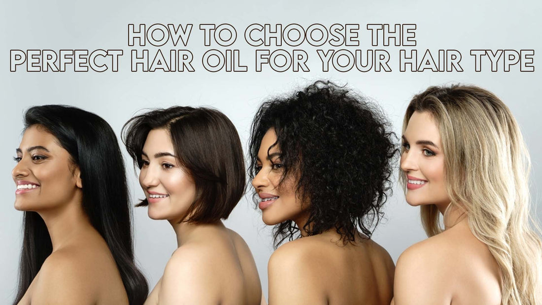 Four women, different hair types, guide to choosing hair oils.