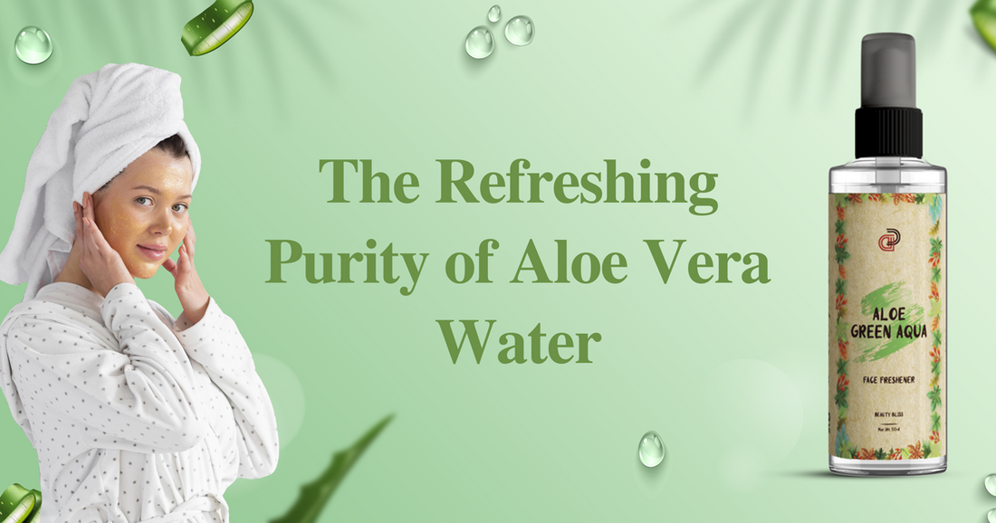 Aloe Vera Water face freshener bottle