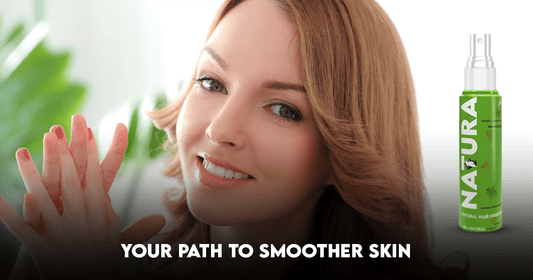 Hair growth inhibitor: permanent hair removal spray
