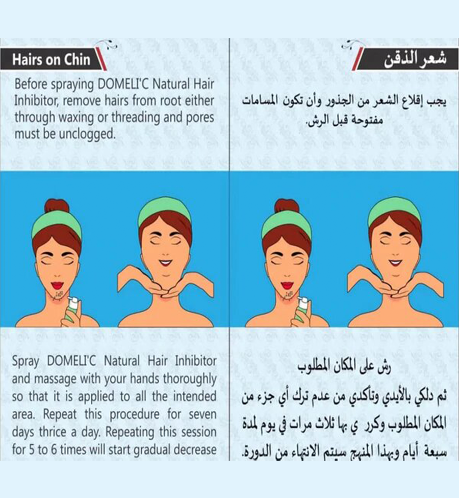 remove hair chin permanently