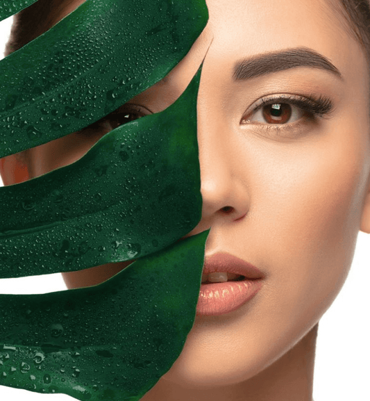 Natural hair growth inhibitor spray for men and women.