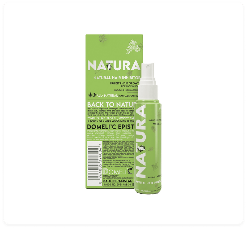 DomeliC Natural Hair Inhibitor - Permanent Hair Removal Spray