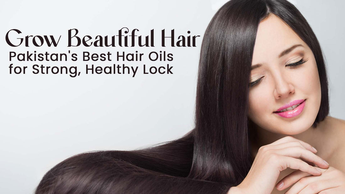 a woman with long, lustrous black hair closed her eyes and smiling gently, symbolizing the health and beauty achieved through the use of the advertised hair oils