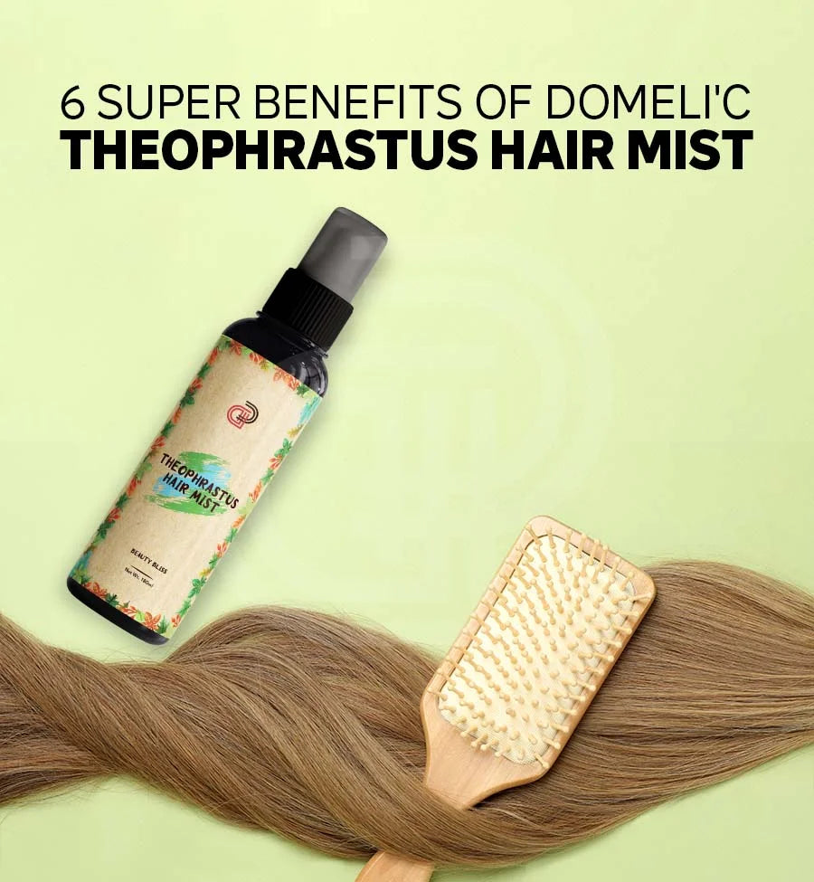 6 Super benefits of Domeli'C Theophrastus Hair Mist - best hair spray for women in pakistan