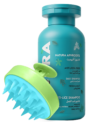 Anti-Lice Shampoo + Scalp Brush