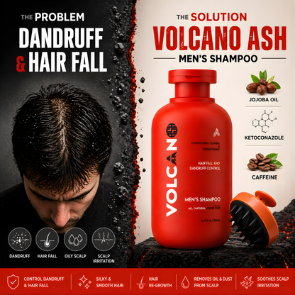 Volcano Ash Men's Shampo( 300ml )