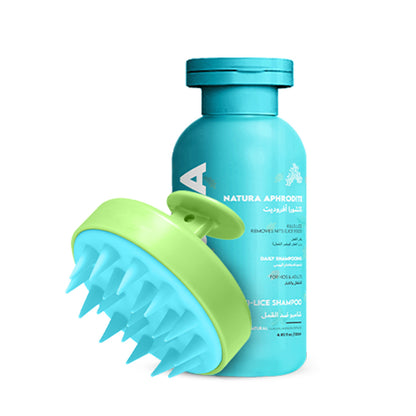 Anti-lice Shampoo + Scalp Brush