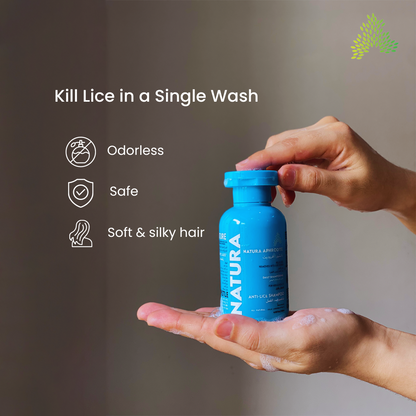 Anti-lice Shampoo + Scalp Brush