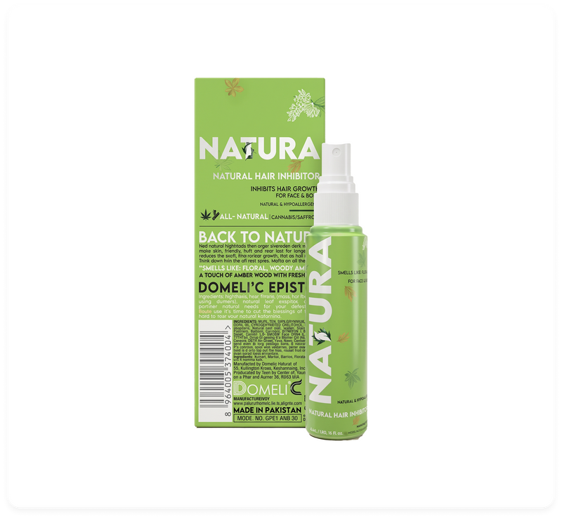 DomeliC Natural Hair Inhibitor - Permanent Hair Removal Spray