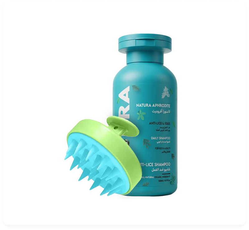Anti-Lice Shampoo + Scalp Brush