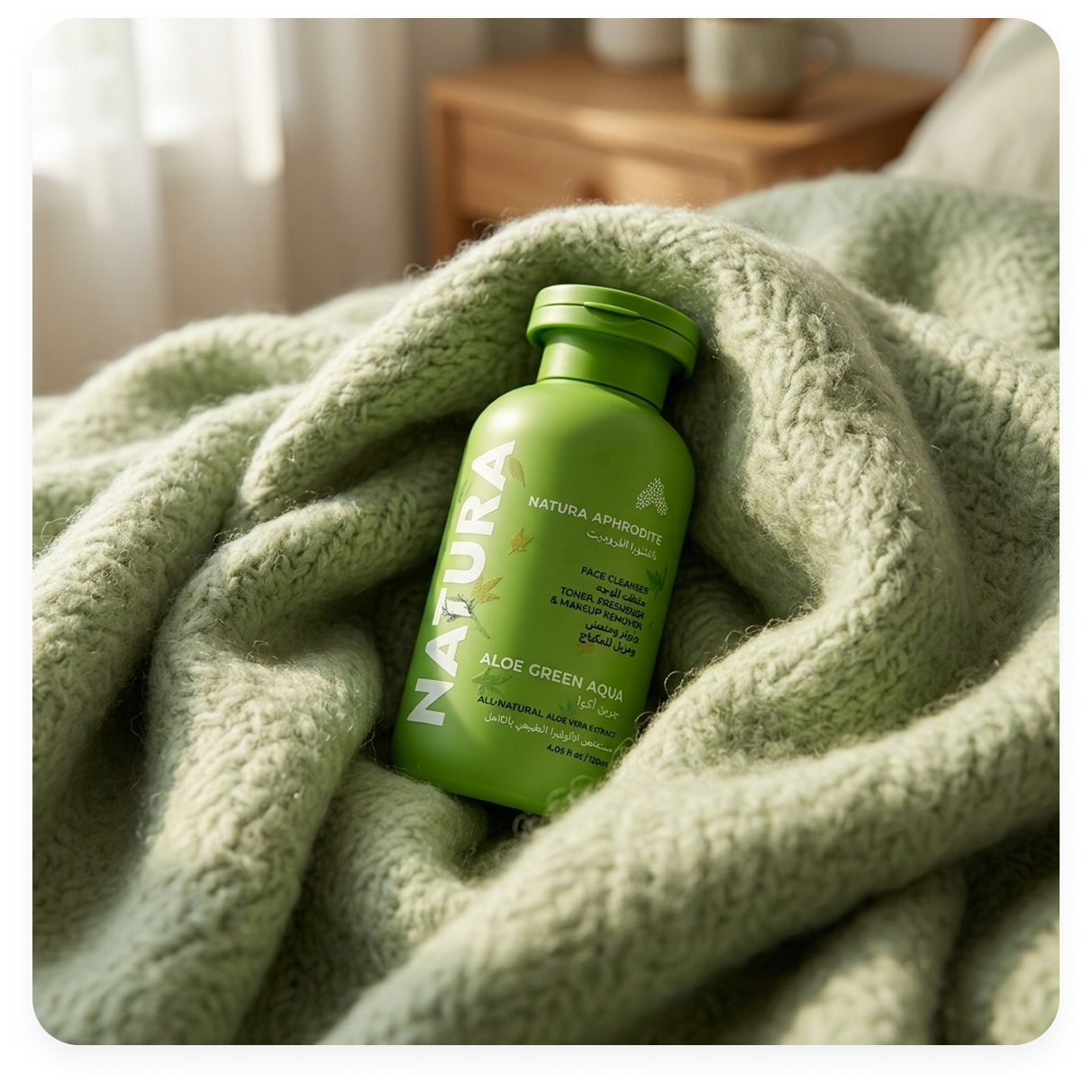 Aloe Aqua Green - Face Cleanser & Makeup Remover -  ( 120ml )