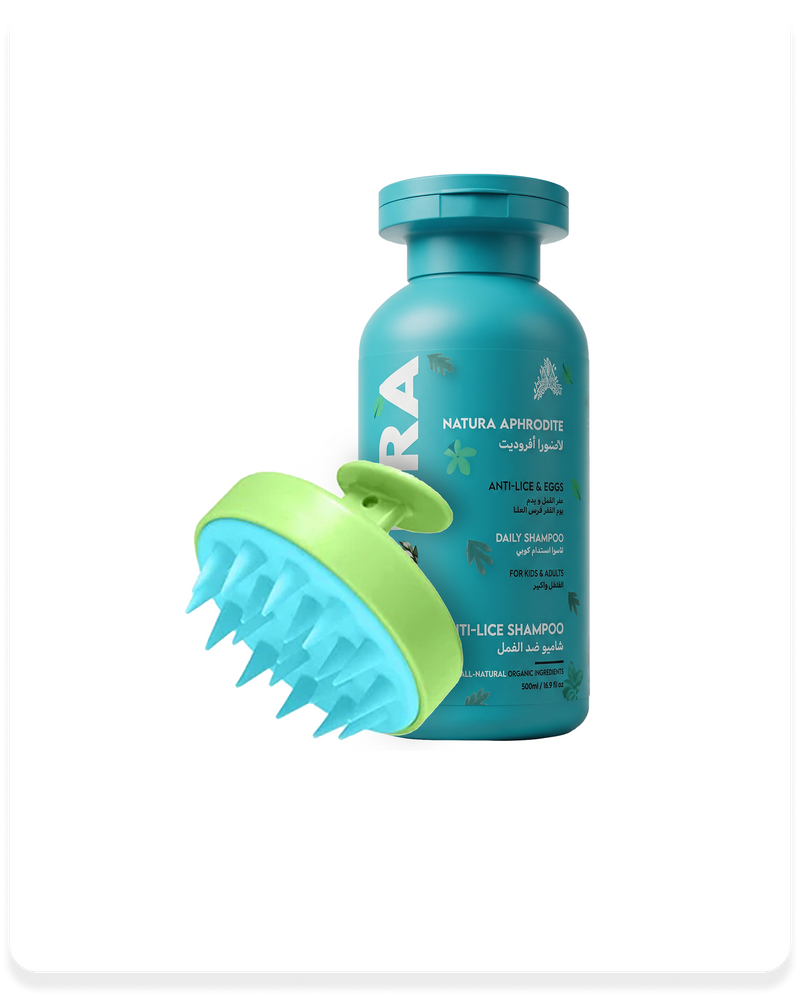 Anti-Lice Shampoo + Scalp Brush