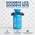 Lice & Nits Treatment Shampoo with Comb Brush | Safe for Kids & Adults