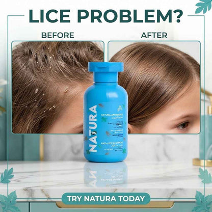 Lice & Nits Treatment Shampoo with Comb Brush | Safe for Kids & Adults